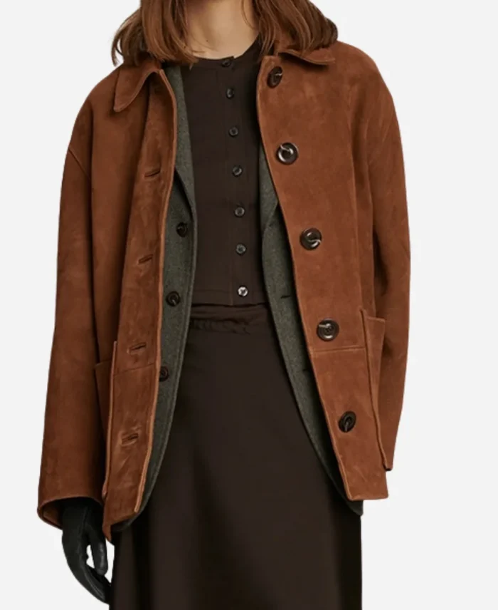 Soeur Suede Jacket For Unisex