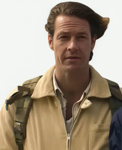 Stephen The Travellers 2025 Luke Bracey Yellow Corduroy Jacket