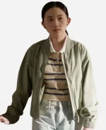 Stevie Zhao Found S02 Green Bomber Jacket