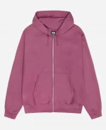 Stussy BEACH ROOTS Pink Hoodie