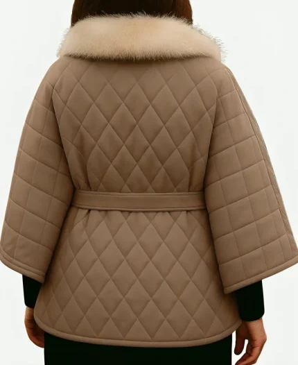 Such Brave Girls Louise Brealey Quilted Cape Jacket