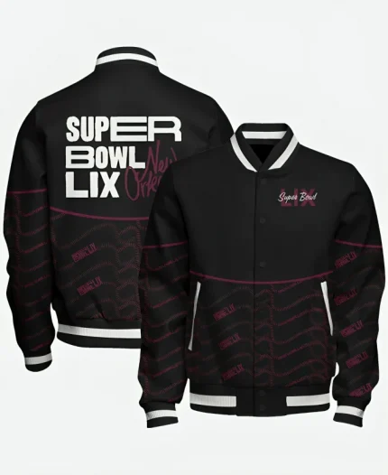 Super Bowl LIX New Orleans Black Jacket