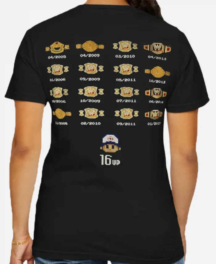 Super Mario John Cena Black Shirt