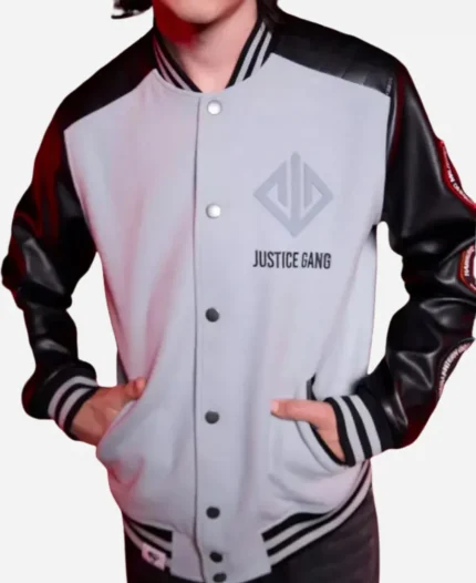 Superman 2025 Justice Gang Bomber Jacket