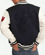 Superman x Lucky Brand Varsity Jacket For Sale