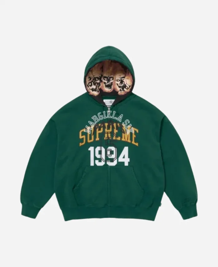 Supreme MM6 Maison Margiela Zip-Up Hoodie For Men