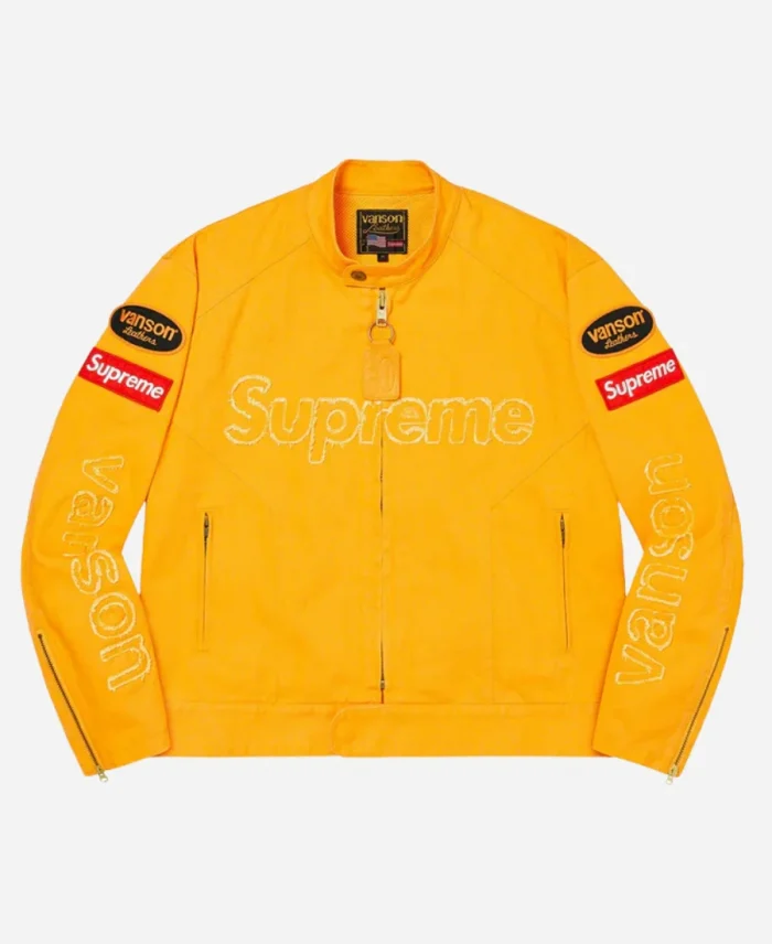 Supreme Vanson Yellow Denim Jacket