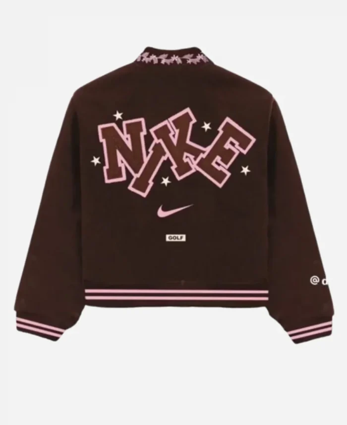 TTC X Nike Varsity Brown Jacket Men's