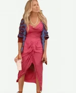 TV Series And Just Like That Season 03 Sarah Jessica Parker Pink Corset Dress