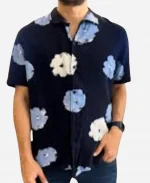 TV Series Bravo’s Love Hotel 2025 Black And Blue Floral Print Shirt