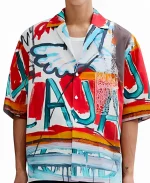 TV-Show Sherri 2025 Jawn Murray Multi-Color Printed Camp Shirt