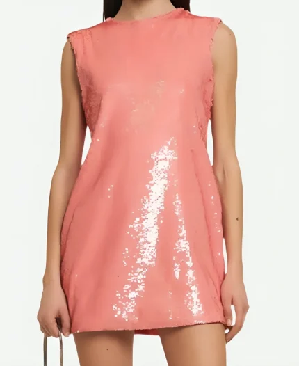 TV-Show The Kelly Clarkson Show 2025 Meghann Fahys Pink Sequin Top