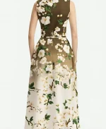 Tamron Hall Tamron Hall Show 2025 Olive Green Floral Dress
