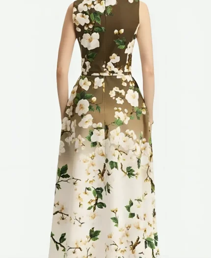 Tamron Hall Tamron Hall Show 2025 Olive Green Floral Dress