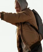 Taron Egerton Movie She Rides Shotgun 2025 Nate Brown Cotton Jacket