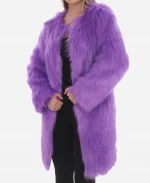 Taylor Swift Eras Tour Fur Purple Coat