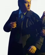 Teo Yoo The Recruit S02 Black Trench Coat