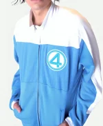The Fantastic Four Logo Uniform Blue Jacket