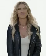The Flip Off S01 Christina Hall Black Leather Jacket