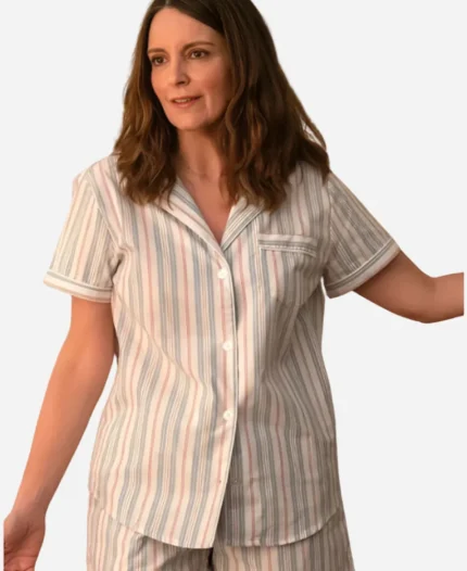 The Four Seasons Tina Fey Striped Pajamas