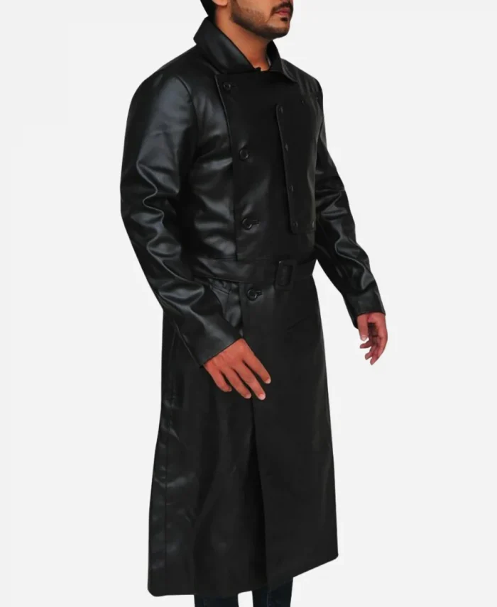 The Grand Budapest Hotel Willem Dafoe Black Trench Coat