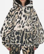 The Leopard French Terry Pullover Hoodie
