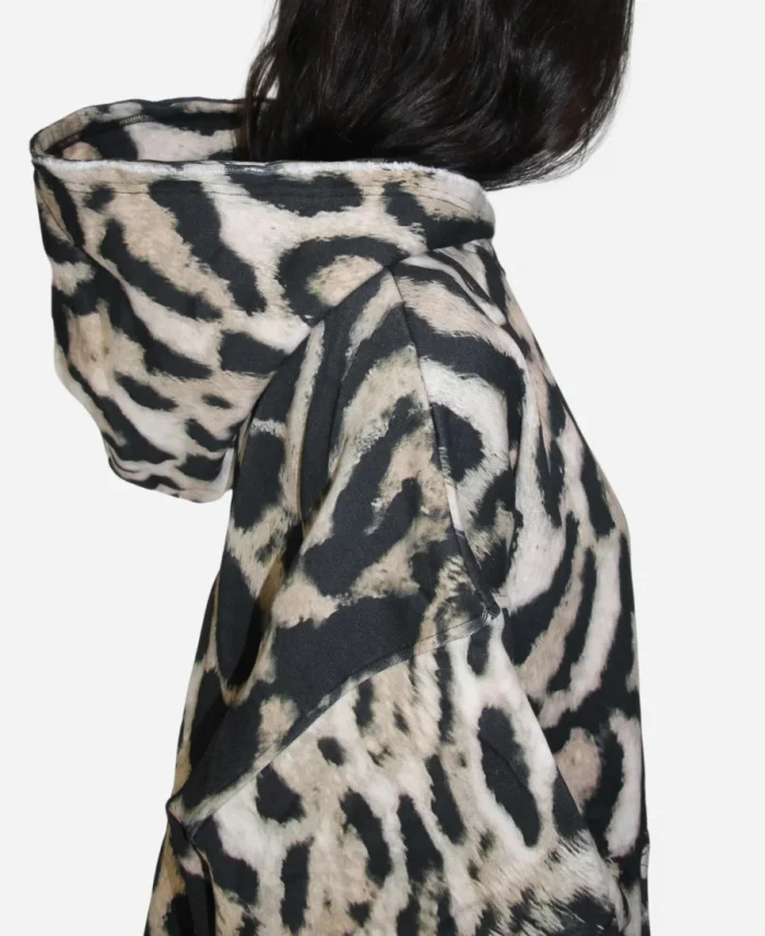 The Leopard French Terry Pullover Hoodie