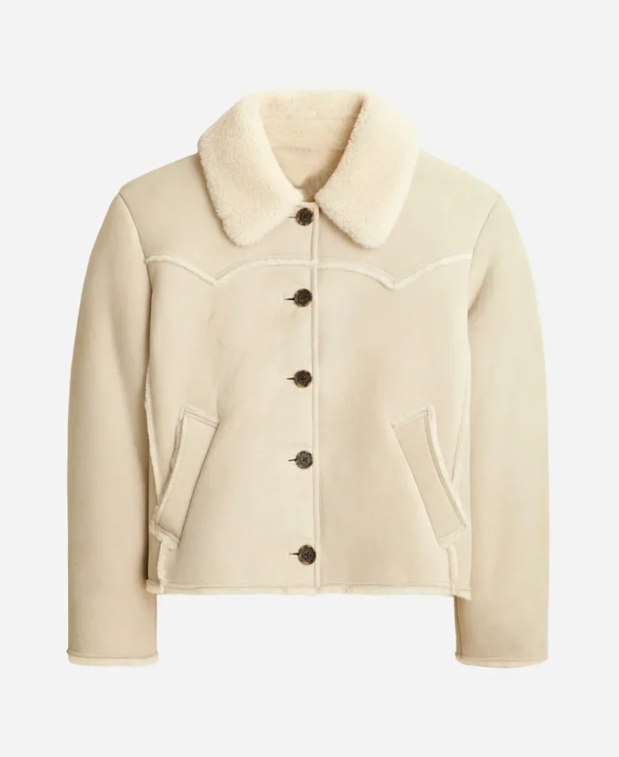 The Motherhood Connie Britton White Jacket