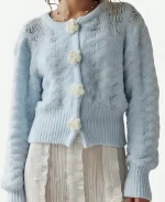 The Price of Perfection S2 Olivia Attwood Blue Flower Cardigan
