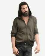 The Punisher Jon Bernthal Green Zip-Up Hoodie