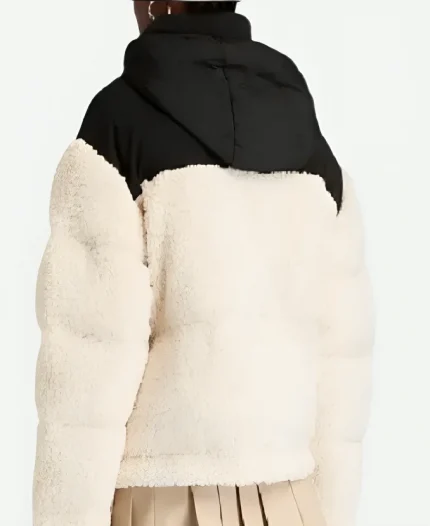 The Today Show Dylan Dreyer Shearling Puffer Jacket
