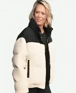 The Today Show Dylan Dreyer Shearling Puffer Jacket For Women