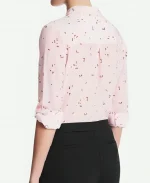 The Today Show Janis Mackey Frayer Pink Printed Shirt For Women