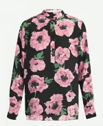 The View 2025 Sunny Hostin Black & Pink Floral Shirt For Sale