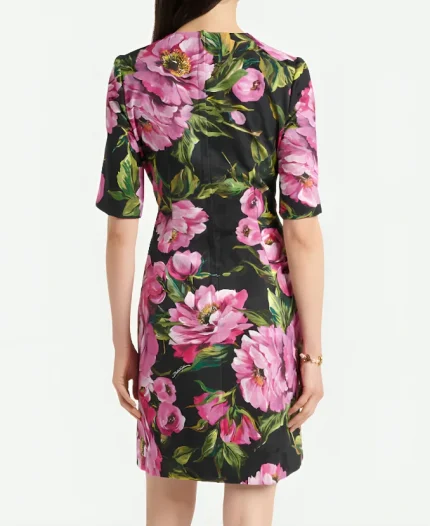 The View Alyssa Farah Griffin Black Floral Dress