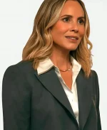 The Waterfront 2025 Maria Bello Grey Blazer