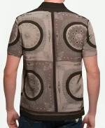 The Young And The Restless Season 50 Damian Kane Brown & Black Printed Shirt