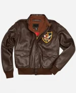Tigers A-2 Fighter Leather Jacket