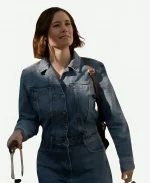 To Barcelona Forever Ashley Williams Denim Jumpsuit