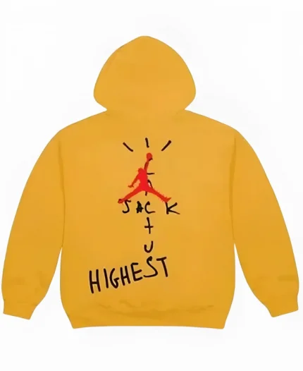 Travis Scott Cactus Jack Pullover Yellow Hoodie