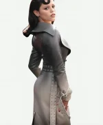 Tudum 2025 Jenna Ortega Leather Coat