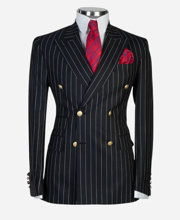 Tulsa King Sylvester Stallone Black Stripe Blazer For Unisex