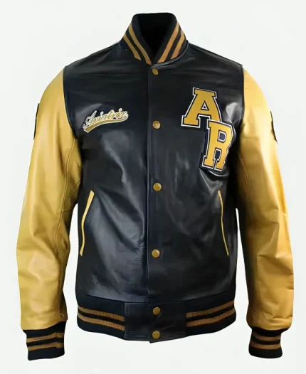 Tv Series Love Island UK Season 12 Dejon Noel-Williams Varsity Leather Jacket