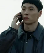 Um Tae-Seong The Trunk S01 Black Leather Jacket