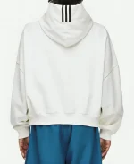 Unisex Adidas x Willy Chavarria Heavyweight Oversized Hoodie White
