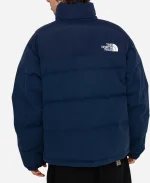 W Nuptse 92 Down Blue Jacket
