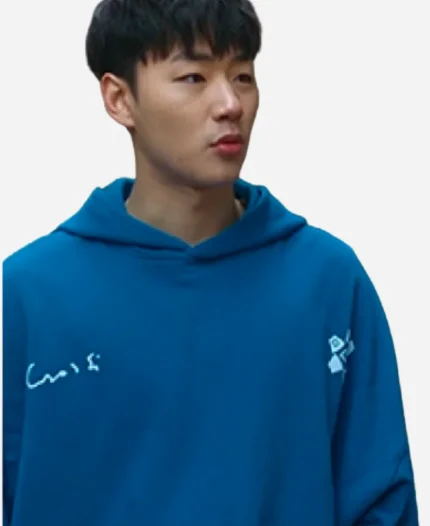 WEAK HERO CLASS 2 Go Hyun-tak Blue Hoodie Sweatshirt