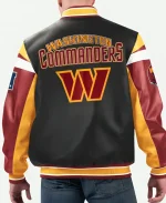 Washington Commanders Leather Jacket For Sale