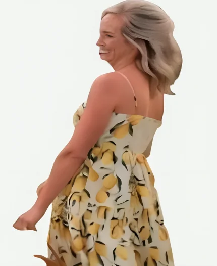 We Were Liars 2025 Candice King Lemon Print Dress