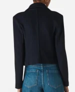 Whistles Jersey Blue Jacket For Sale